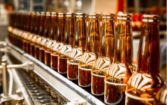 Beer production: beer production plant